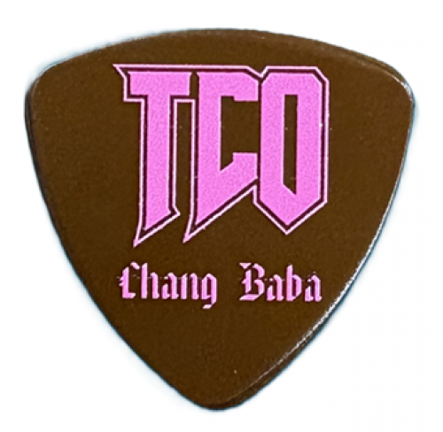 ベスペル製ギターピック　トライアングル型　0.72ミリ　※TCO チャンババピック　（表）